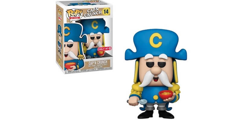 Funko pop ad icon 14 Cap'n Crunch with cereal