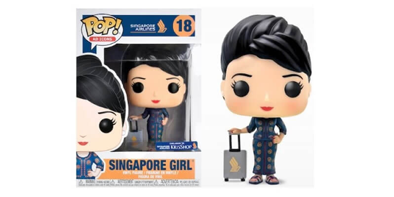 Funko pop ad icon 18 Singapore Girl-Singapore Airlines